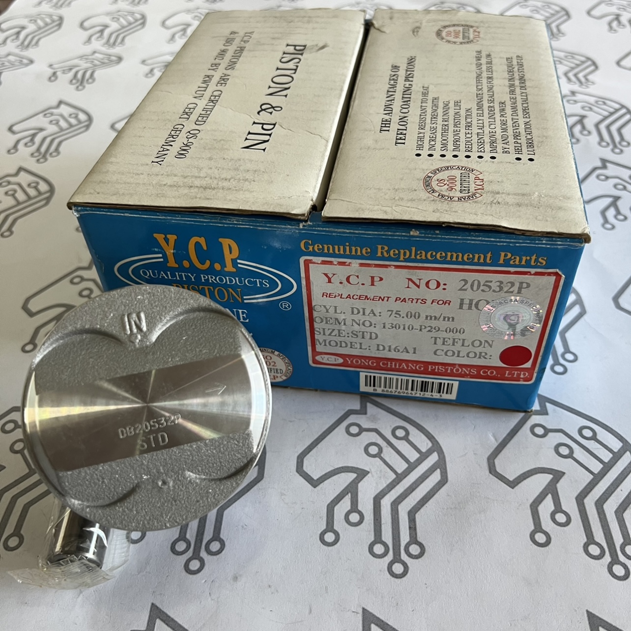 PISTONES YCP HONDA D16