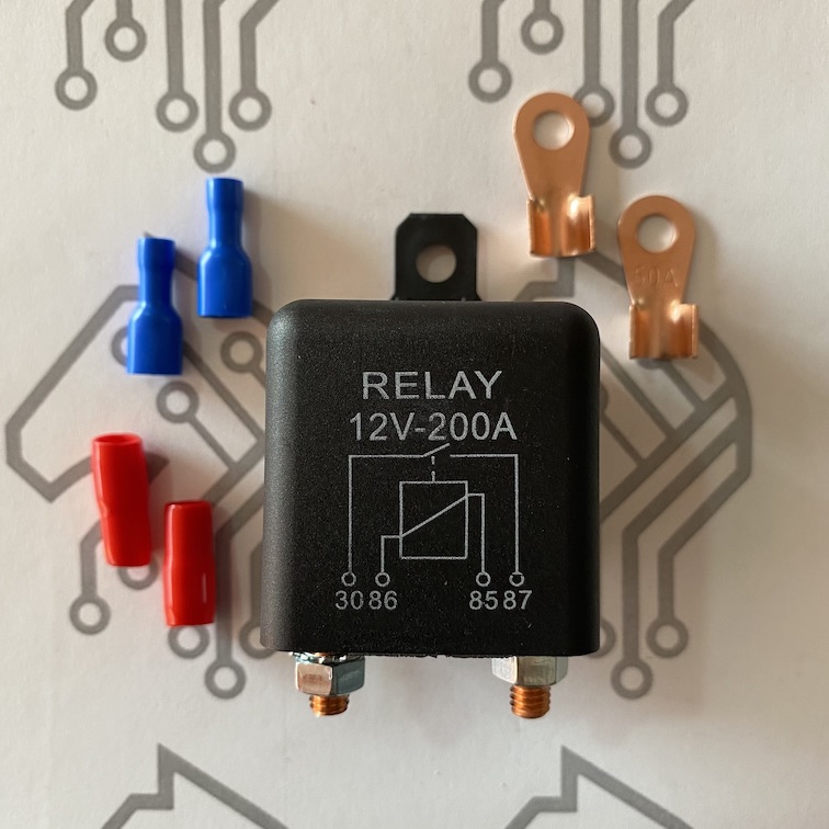 RELAY 12V DC 200A 4 PINES
